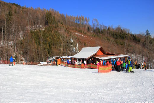 Ski Opálená - spodní stanice vleku